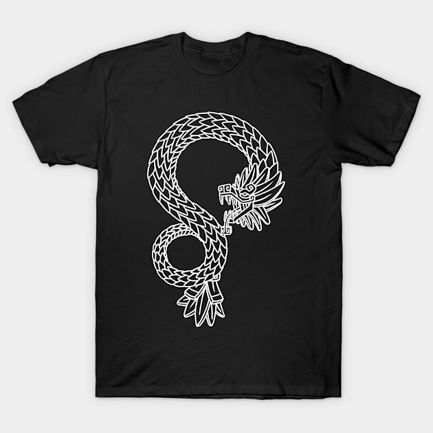 Quetzalcoatl Aztec Mayan Feathered Serpent Toltec Inca Gift T-Shirt by Alex21